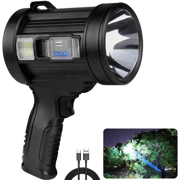 Outdoor Rechargeable Solar Powered Spotlight / Searchlight