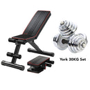 Yoleo Heavy Duty Adjustable Weight Bench - Weight Capacity 200 KG