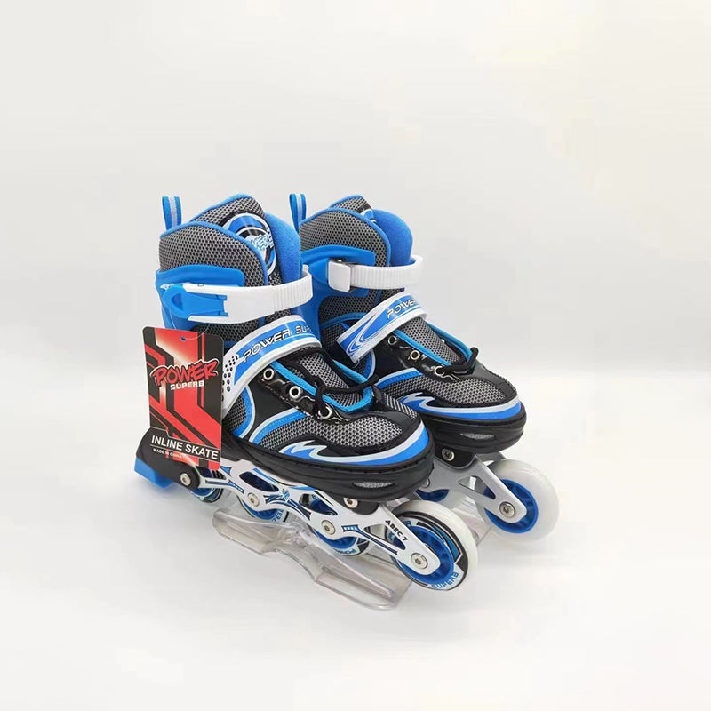 Sprint Inline Skate With Protection Pads and Helmet