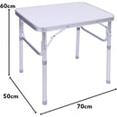 Folding Camping Table, Aluminum Folding Garden Table Folding Table Aluminum Picnic Table Height Adjustable