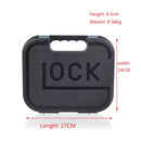 Tactical Hard Case , Safe Carrying Case Portable ABS Pistol Magazine Holster, Professional Holster