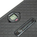 SHARP BODY Shapeboard, Balance Board with LC Display, Balance Board, Ski Trainer with 2 Expander Bands and Handles Including Underlay Mat