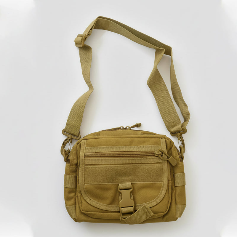 Crossbody Shoulder Bag Multi-Pocket Outdoor Utility Pack