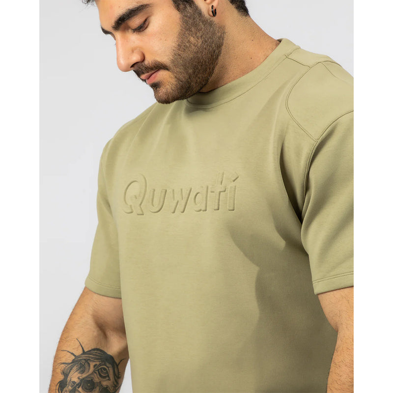 Quwati Men's Shield Half Sleeve Pullover