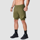 SQUATWOLF Men's Core Mesh 2 in 1 Shorts