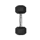 1 Piece Hex Rubber Coated Dumbbell