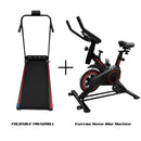 Ultimate Home Fitness Bundle Machine ( Foldable Treadmill + Bike Machine)