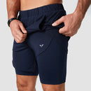 SQUATWOLF Men's Core Mesh 2 in 1 Shorts