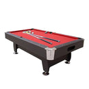 Wood Pool Table Billiard Table Black With All Accessories