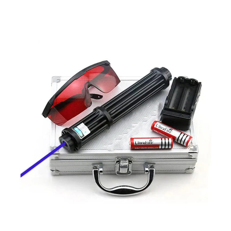 Laser Pointer Kit Burning Blue Laser Pointer Kit Black 500mw 450nm Gatling