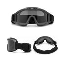 Off-road Riding Sports Goggles CS Tactical Protective Glasses Plus 2 Lenses