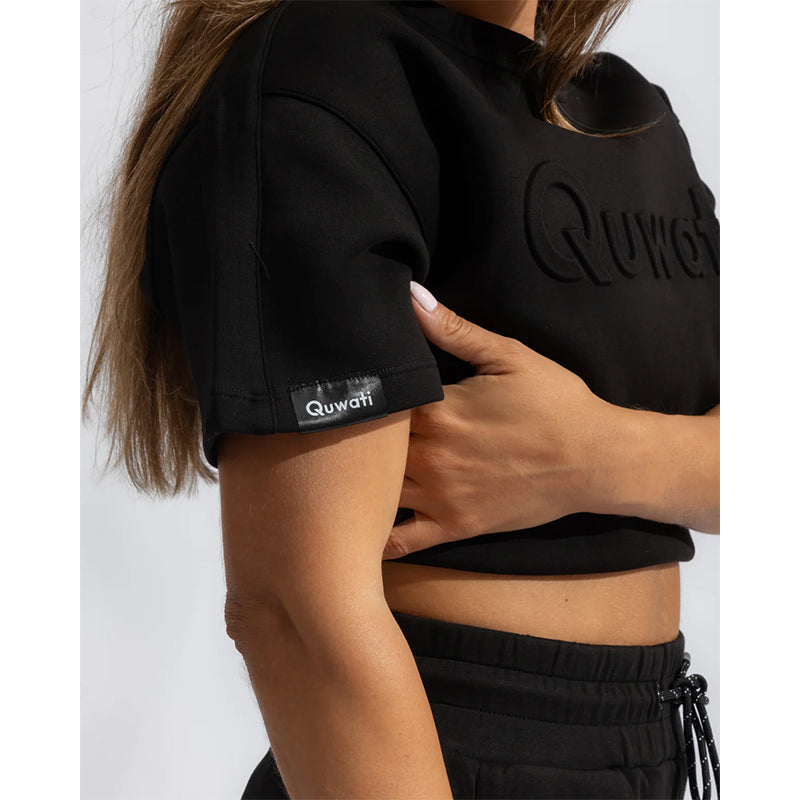 Quwati Women Shield Half Sleeve Pullover