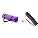 Fitness Exercise Mat 1.0 cm With Handle Strap with Cover Bag