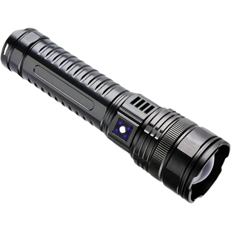 LED Light Flashlight Super Bright 400m Long Range Powerful Tactical Rechargeable Zoomable LED Torch light weight Material