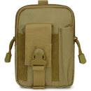 Tactical Gear Molle Pouch with Cell Phone Holder 17 cm x 13 cm