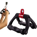 HXD-ERGO  Double Row D Handle, Triangle V-Shaped Handle, Cable Attachment with Ergonomic Handle for Gym, Non-Slip Ergonomic Workout Handle, V Shaped Cable Attachment