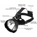 Large Super Bright USB Rechargeable LED Headlamp for Outdoor Lighting Lamp with 3 x 18650 Batteries