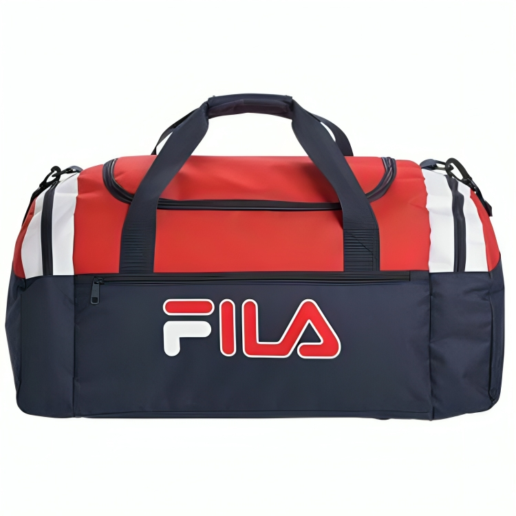 FILA Holdall Unisex Gym Bag  Navy/Red.