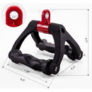 HXD-ERGO  Double Row D Handle, Triangle V-Shaped Handle, Cable Attachment with Ergonomic Handle for Gym, Non-Slip Ergonomic Workout Handle, V Shaped Cable Attachment