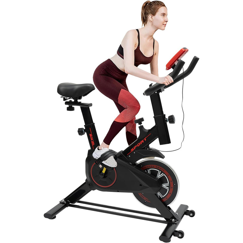 Exercise Spin Bike Ergometer Home Trainer Fitness Bike Indoor Cycling Exercise