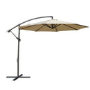 Portable & Adjustable Waterproof Umbrella with Cross Base - 3M x 3M Umbrella