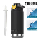 Hello X-Way Bottle 1100ml / 37oz Stainless Steel Water Bottle Vacuum 1100 ML Flask Large Capacity Water Bottle