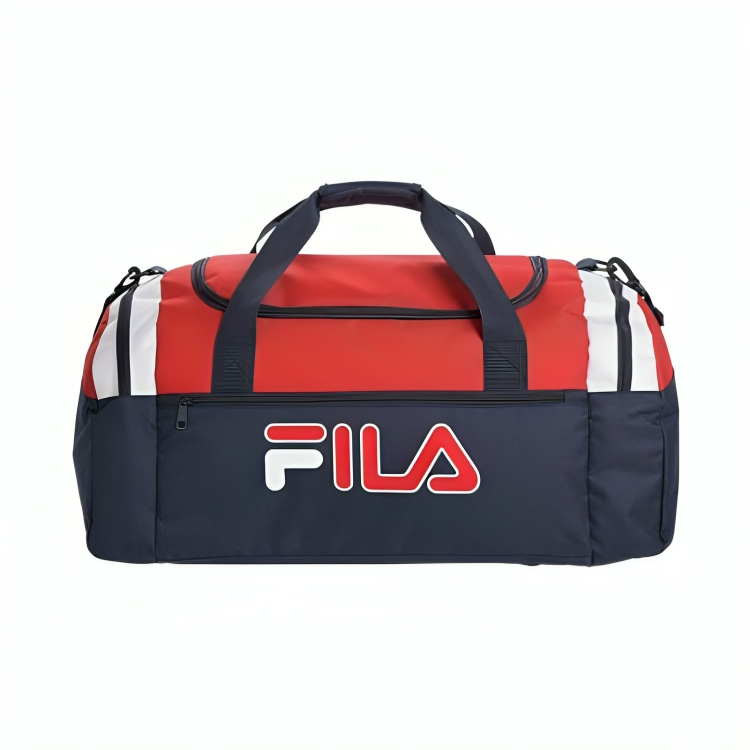 FILA Holdall Unisex Gym Bag  Navy/Red.
