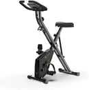 Folding Exercise Bike 16 Levels, Ergonomic Relax-Foam Saddle, Height Adjustment