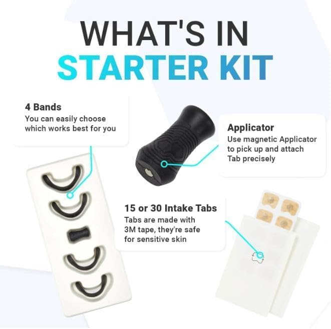 Breathing Magnetic Nasal Strip Starter Kit, Reduce Snoring, Improve Sleep Quality