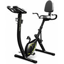 3 in 1 Folding Exercise Bike SoftFoam Seat with Adjustable Backrest, Carbon Steel Frame, Max Load 140kg, Home Use