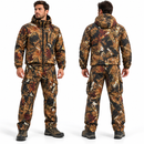 Men’s Woodland Camo Outdoor Hunting Suit – Hooded Jacket & Cargo Pants