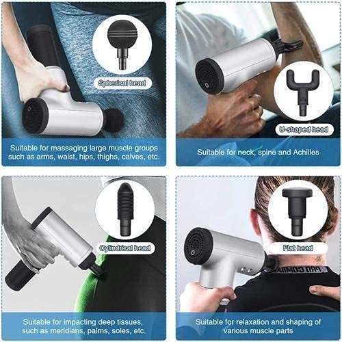 Portable Electric Fascial Gun KH-320 Massage Tool for Pain Relief