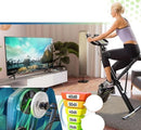 Folding Exercise Bike 16 Levels, Ergonomic Relax-Foam Saddle, Height Adjustment