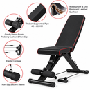 Yoleo Heavy Duty Adjustable Weight Bench - Weight Capacity 200 KG