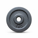 1 Piece Iron Weight Plate 2.8 CM Diameter Grey