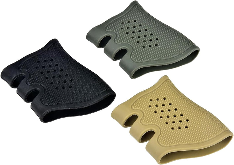 Tactical Rubber Grip Glove Sleeve Slip-On Ventilated Grip for Glock