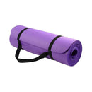 Fitness Exercise Mat 1.0 cm With Handle Strap with Cover Bag