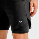 SQUATWOLF Men's Core Mesh 2 in 1 Shorts