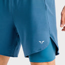 SQUATWOLF Men's Core Mesh 2 in 1 Shorts