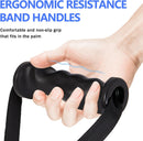 HXD-ERGO Ergonomic Exercise Handles for Cable Machine Attachments, Resistance Bands - Gym Handles for Yoga, Pilates, Strength Training Workout