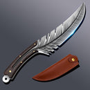 Japanese Professional Chef Knives Sharp Feather Boning Knife Hand Forged Knife High Carbon Steel Boning