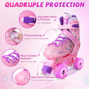 Double Row Skates Pink