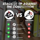 HXD-ERGO  Double Row D Handle, Triangle V-Shaped Handle, Cable Attachment with Ergonomic Handle for Gym, Non-Slip Ergonomic Workout Handle, V Shaped Cable Attachment