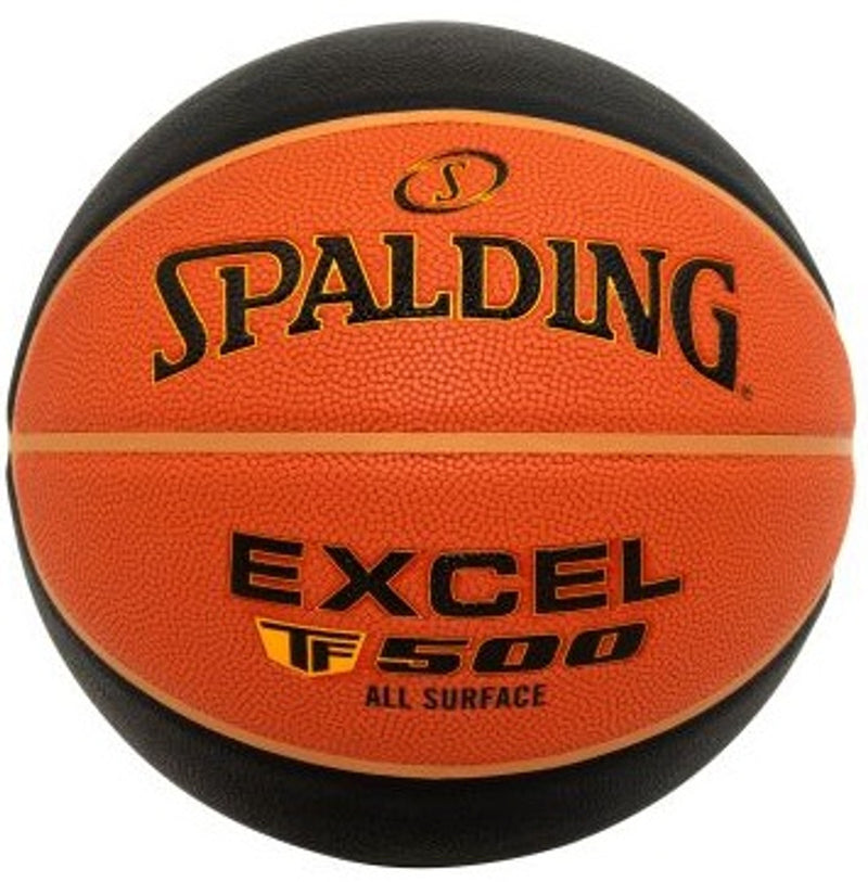 Spalding TF-500 Excel Black/Orange All Surface Indoor Outdoor Basketball