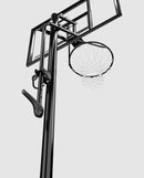 Spalding 44 Inch Shatter-Proof Polycarbonate Exactaheight Portable Basketball Hoop