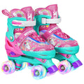 Wheelkids Roller Skates with Illuminated PU Wheels, Pink