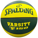 Spalding TF-150 Varsity Green/Gold Outdoor Basketball - Size 5