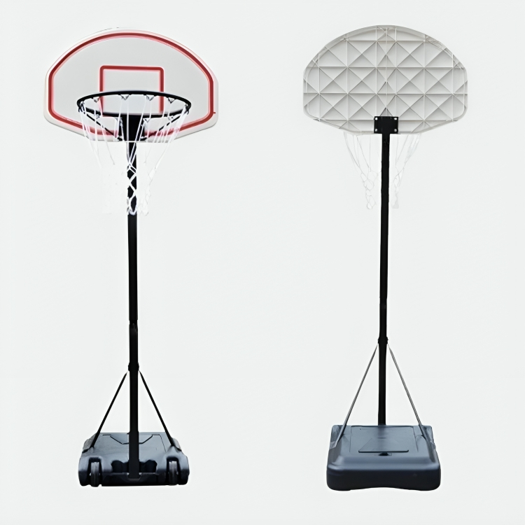 Fitness Factory Bb-018 Basket Ball Hoop Black/White - 205cm Height