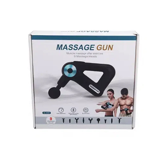 Pro Triangle Massage Electrical Gun With 9 Pro Gears And Heads