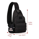 Sling Bag Chest Bag with USB Charging Port Men Women Lightweight Crossbody for Hiking,Cycling Traveling, Black, USB Chest bag